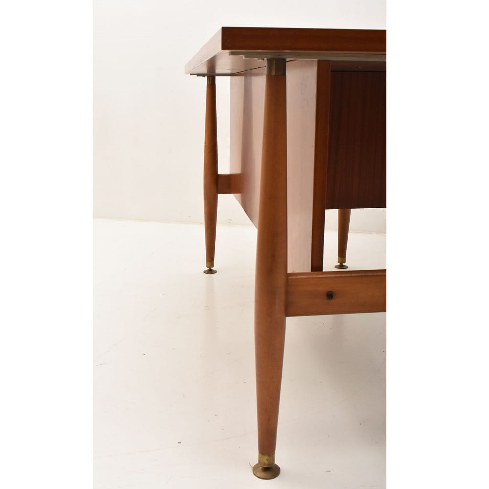 SCR42 1 wooden desk 20th century design 1960s Schirolli .jpg